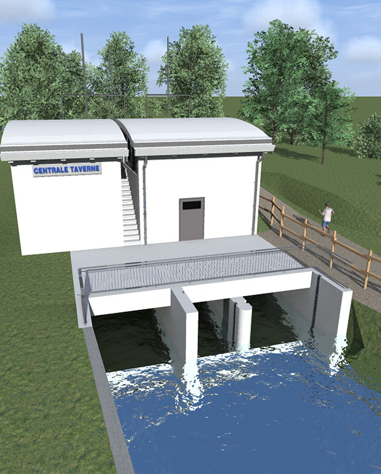 Centrale idroelettrica a Canossa, Binini Partners, Società di architettura e ingegneria